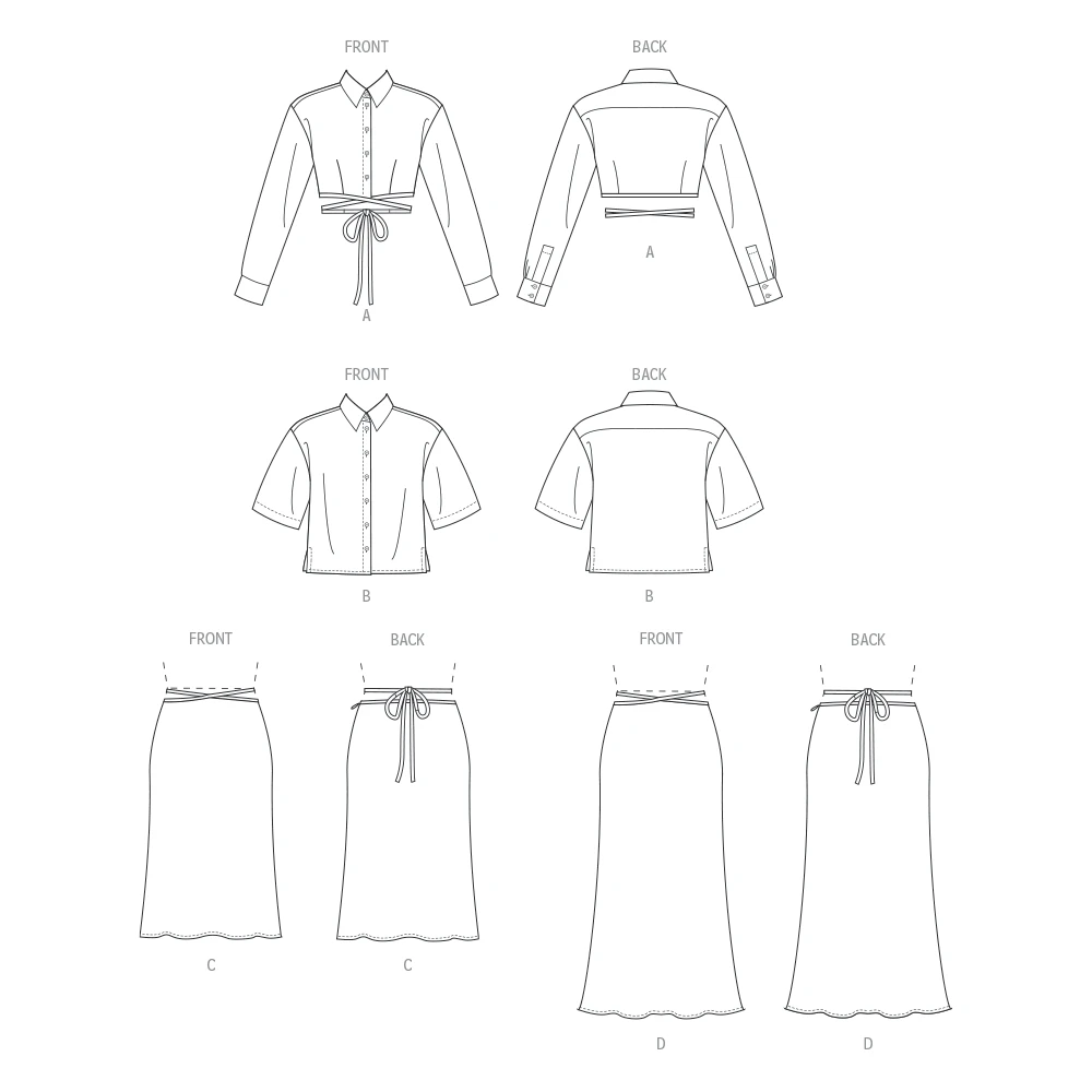 Vogue Patterns Misses' Tops and Skirts 9 Vogue Patterns Misses' Tops and Skirts