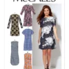 McCall's Sewing Pattern Misses'/Women's Fitted, Sheath Dresses (PDF)
