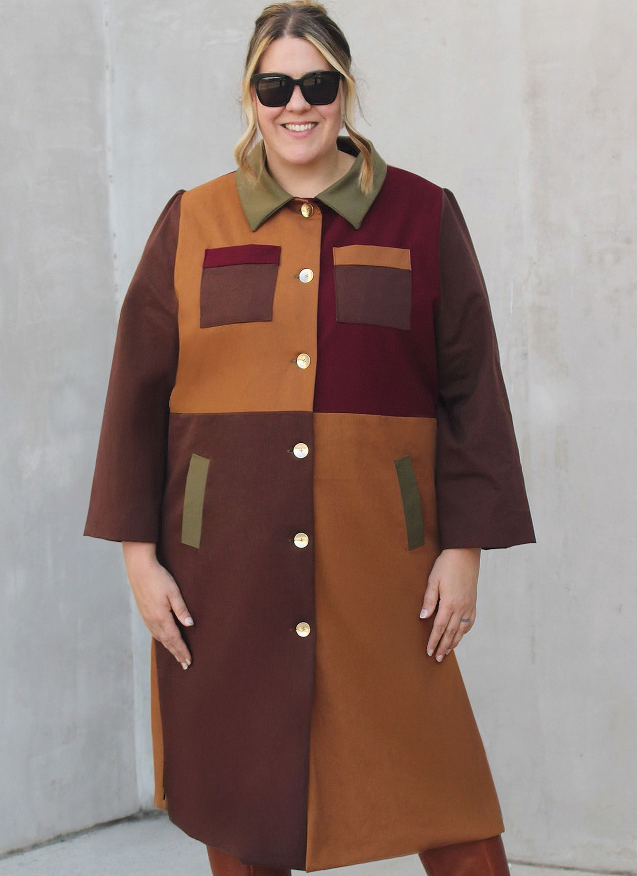 Know Me Sewing Pattern Misses' Lined Color Blocked Coat by Alisha Grace 2 Know Me Sewing Pattern Misses' Lined Color Blocked Coat by Alisha Grace