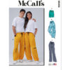 McCall's Sewing Pattern Unisex Pull On Shorts and Pants 12 McCall's Sewing Pattern Unisex Pull On Shorts and Pants