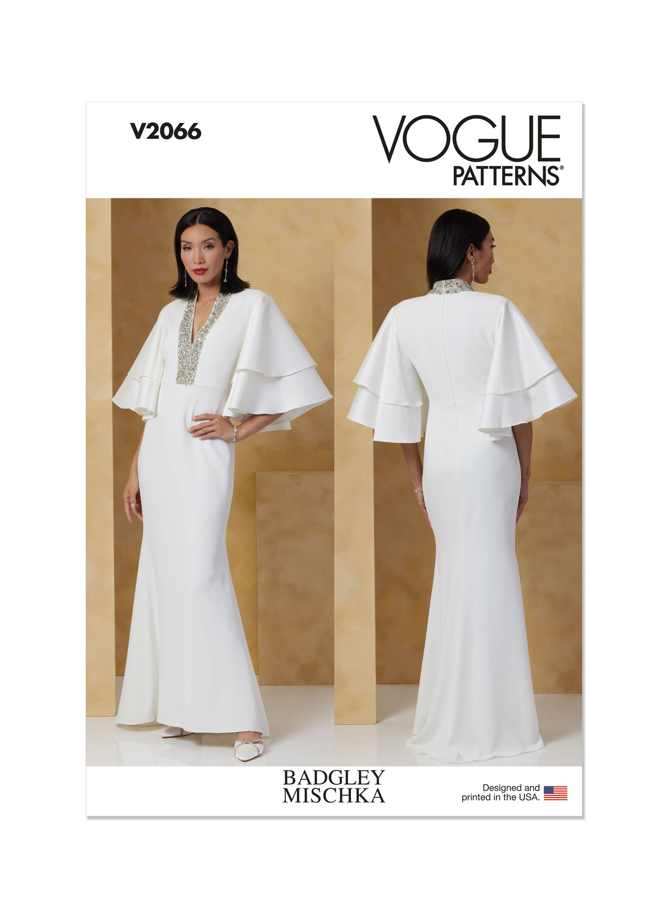 Vogue Patterns Misses' Dress by Badgley Mischka 1 Vogue Patterns Misses' Dress by Badgley Mischka
