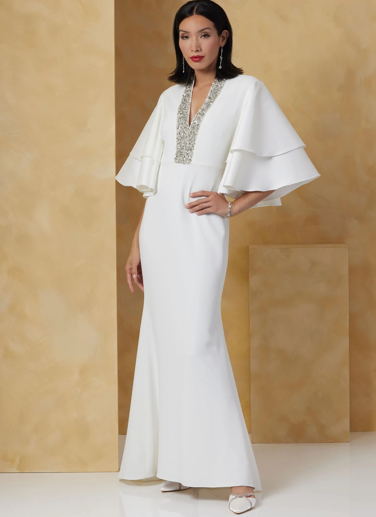 Vogue Patterns Misses' Dress by Badgley Mischka 2 Vogue Patterns Misses' Dress by Badgley Mischka