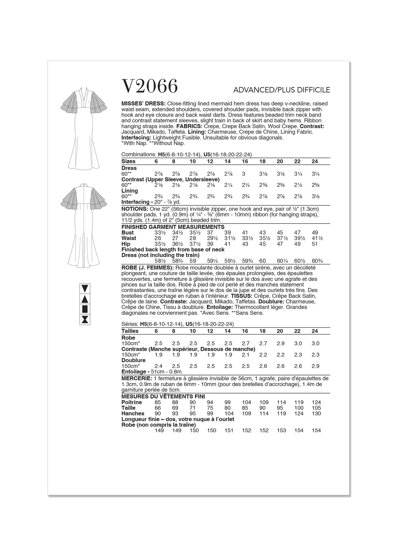 Vogue Patterns Misses' Dress by Badgley Mischka 4 Vogue Patterns Misses' Dress by Badgley Mischka