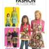 McCall's Sewing Pattern Misses'/Children's/Girls' Full and Half Aprons (PDF)