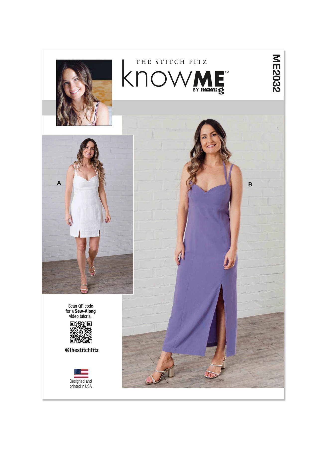 Know Me Sewing Pattern Misses' Dress in Two Lengths (PDF) 1 Know Me Sewing Pattern Misses' Dress in Two Lengths (PDF)