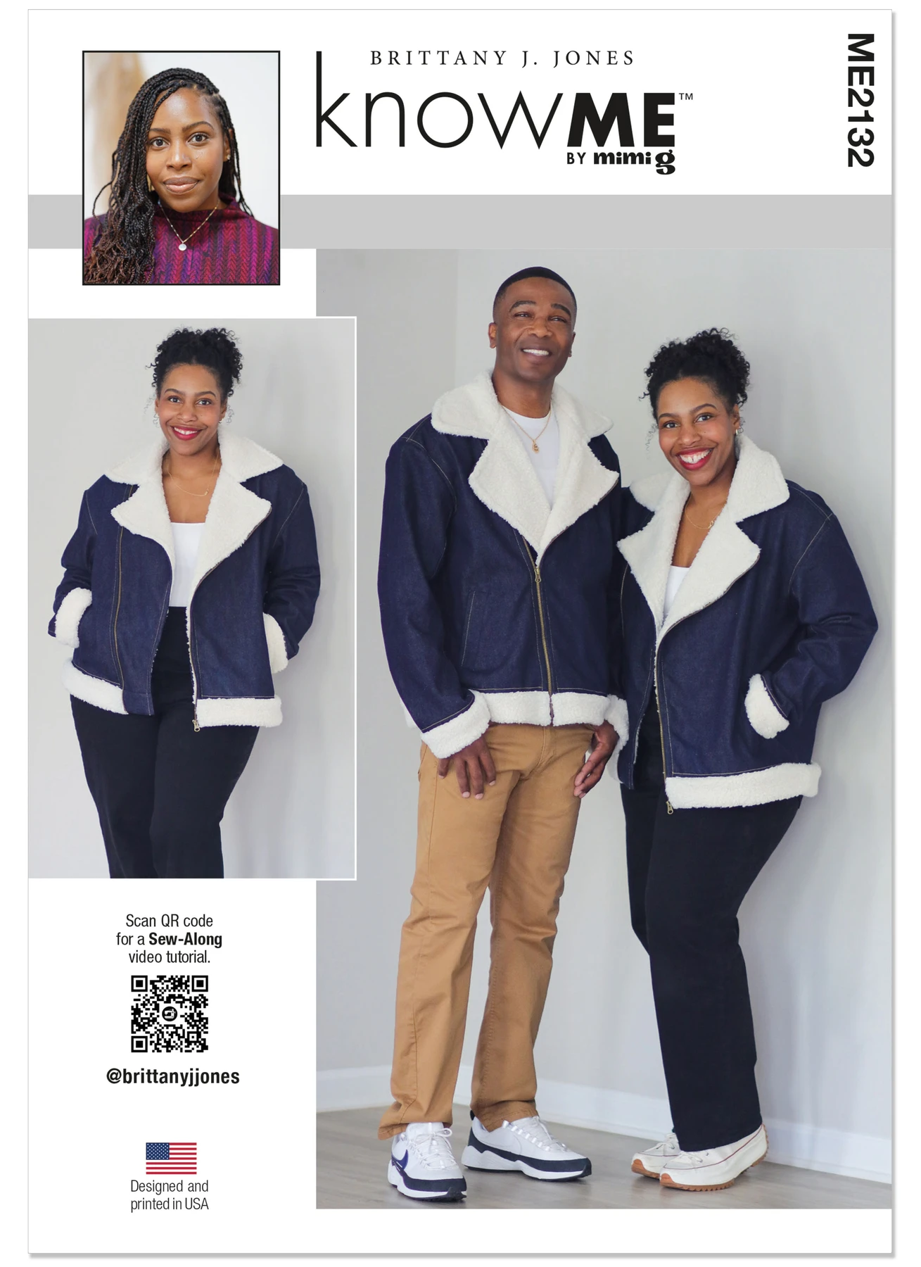 Know Me Sewing Pattern Unisex Motorcycle Jacket by Brittany J. Jones (PDF) 1 Know Me Sewing Pattern Unisex Motorcycle Jacket by Brittany J. Jones (PDF)