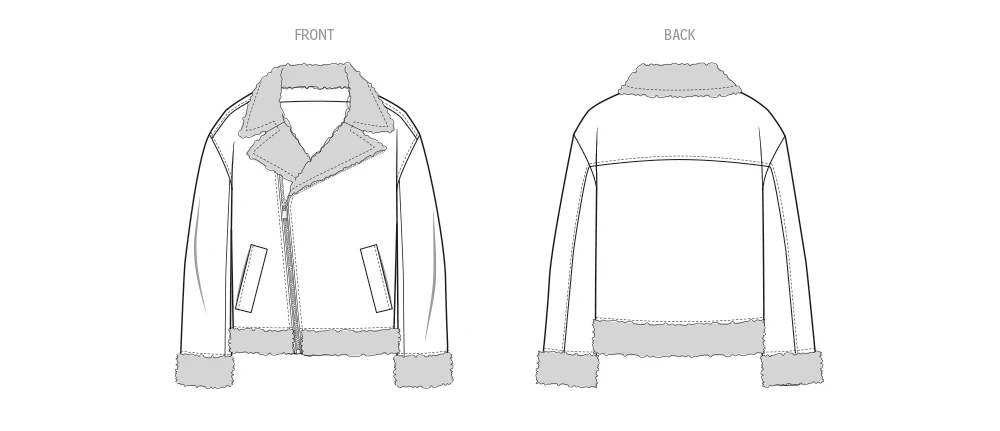 Know Me Sewing Pattern Unisex Motorcycle Jacket by Brittany J. Jones (PDF) 8 Know Me Sewing Pattern Unisex Motorcycle Jacket by Brittany J. Jones (PDF)