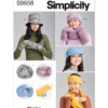 Simplicity Sewing Pattern Misses' Hats, Headband, Mittens, Cowl and Infinity Scarf 16 Simplicity Sewing Pattern Misses' Hats, Headband, Mittens, Cowl and Infinity Scarf