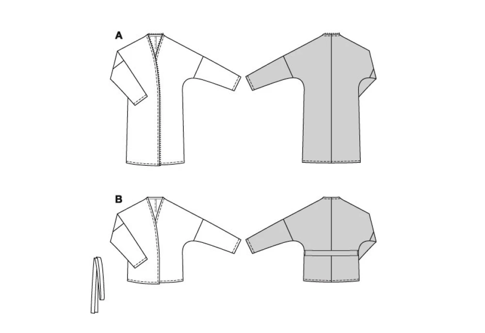 Burda Style Sewing Pattern 5883 Misses' Jacket & Coat 10 Burda Style Sewing Pattern 5883 Misses' Jacket & Coat