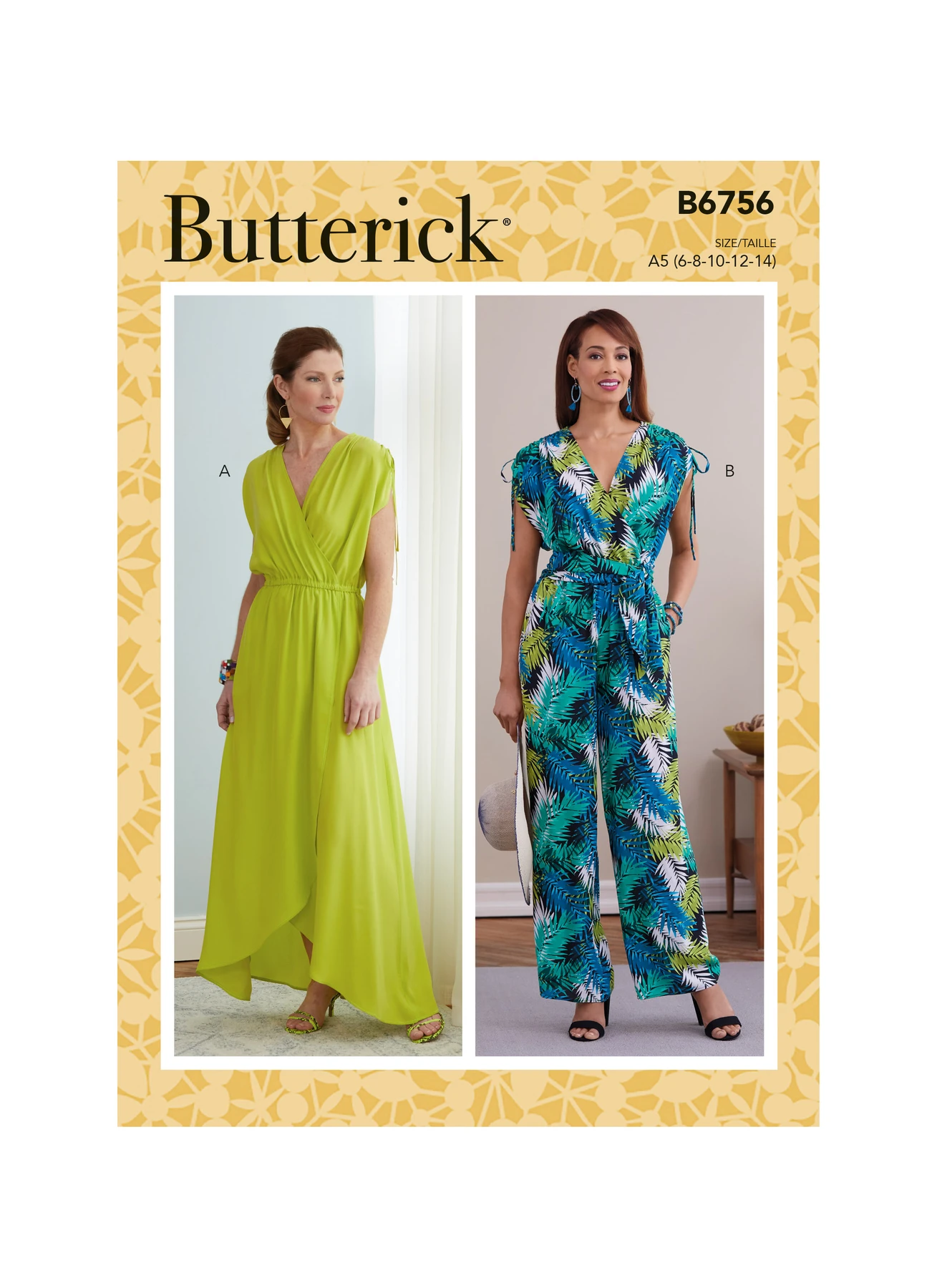 Butterick Sewing Pattern Misses' Dress, Jumpsuit & Sash (PDF) 1 Butterick Sewing Pattern Misses' Dress, Jumpsuit & Sash (PDF)