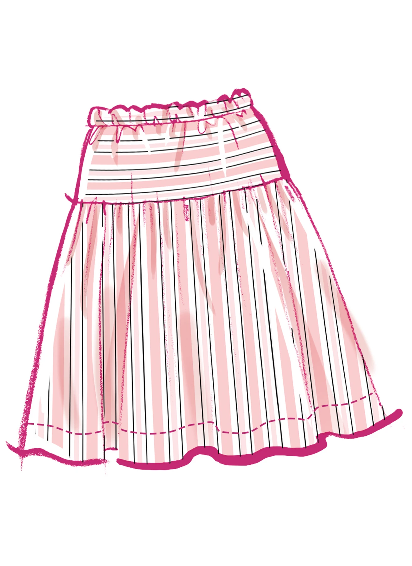 McCall's Sewing Pattern Girls' Ruched Dress, Top and Skirt (PDF) 5 McCall's Sewing Pattern Girls' Ruched Dress, Top and Skirt (PDF)