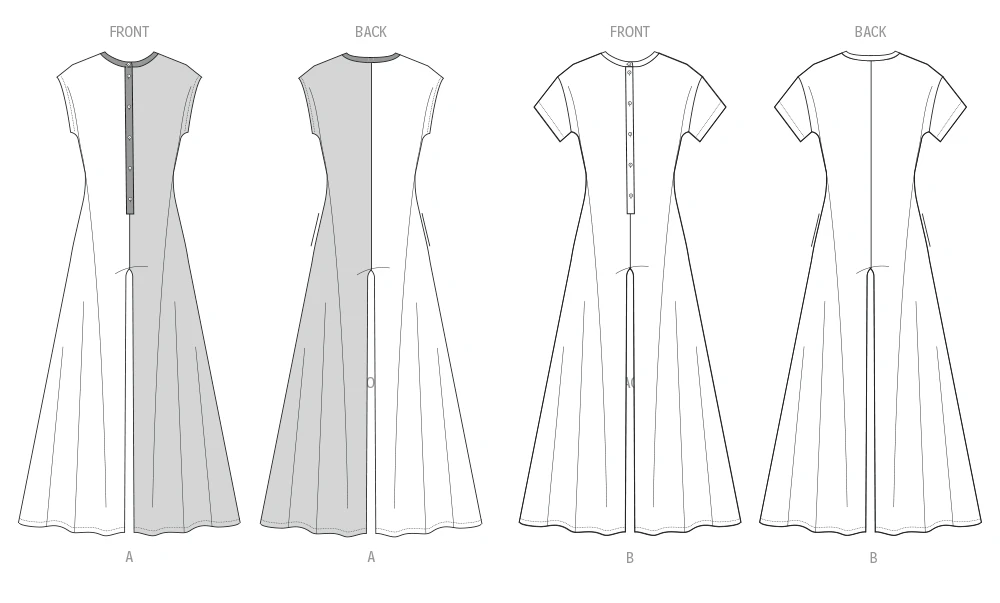 Butterick Sewing Pattern Misses' and Women's Knit Jumpsuits (PDF) 8 Butterick Sewing Pattern Misses' and Women's Knit Jumpsuits (PDF)