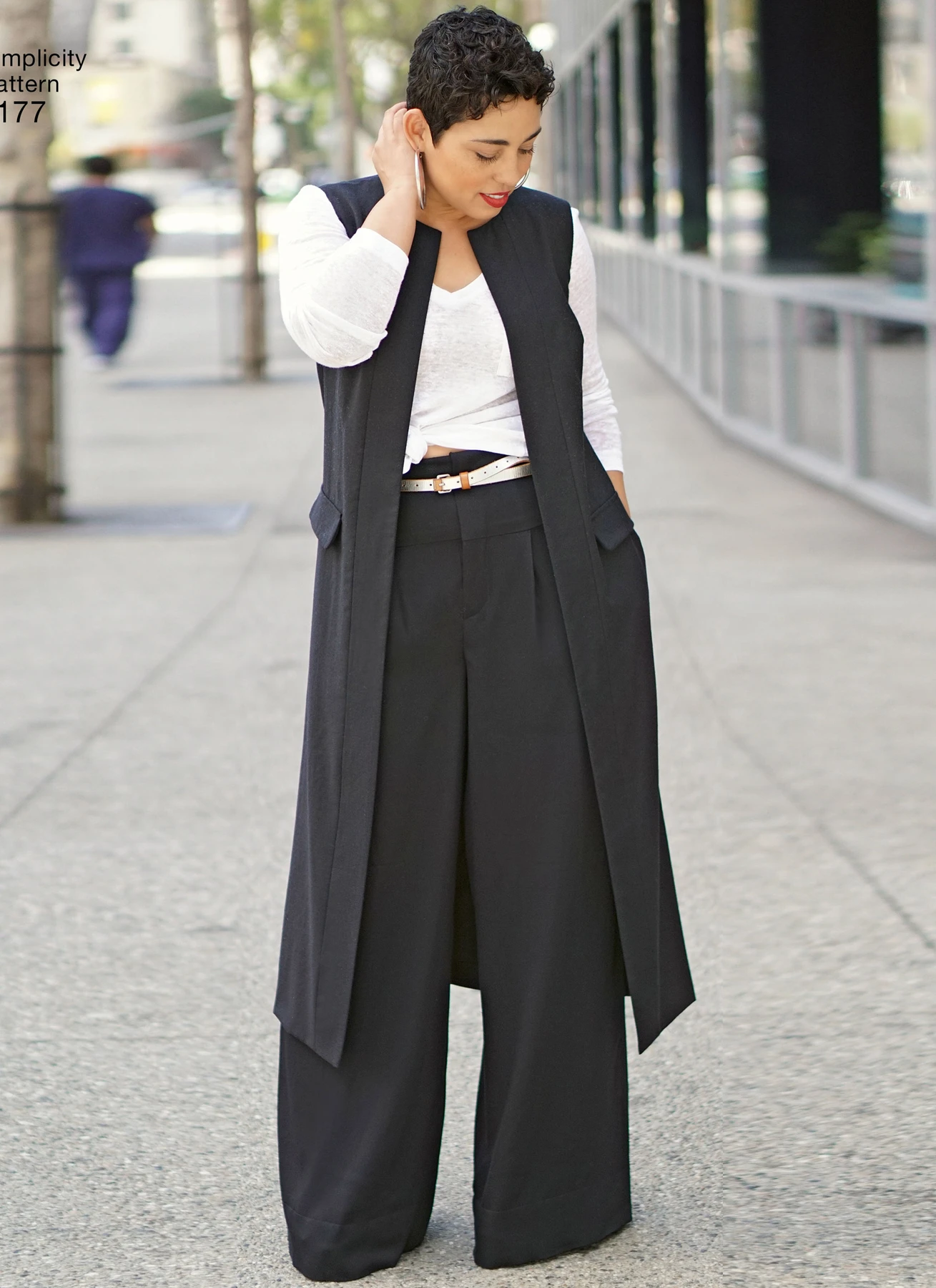 Simplicity Sewing Pattern Mimi G Style Pants, Coat or Vest, and Knit Top for Miss and Plus Sizes 2 Simplicity Sewing Pattern Mimi G Style Pants, Coat or Vest, and Knit Top for Miss and Plus Sizes