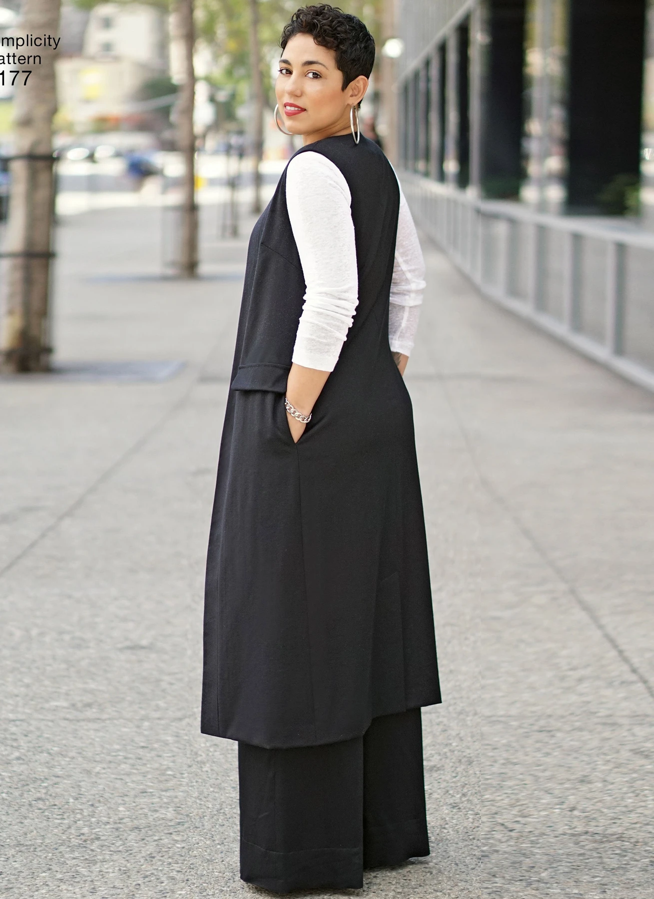 Simplicity Sewing Pattern Mimi G Style Pants, Coat or Vest, and Knit Top for Miss and Plus Sizes 3 Simplicity Sewing Pattern Mimi G Style Pants, Coat or Vest, and Knit Top for Miss and Plus Sizes