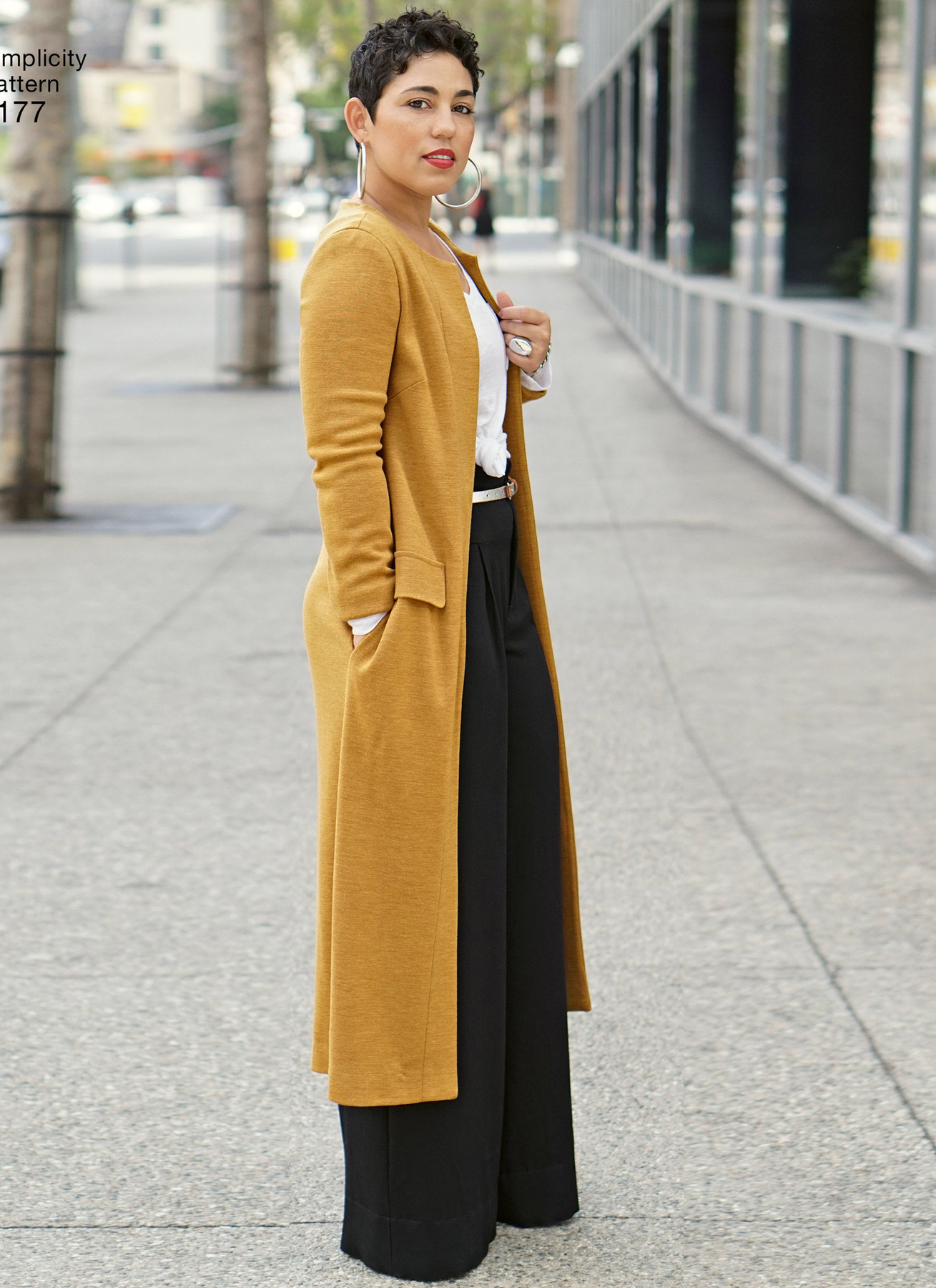 Simplicity Sewing Pattern Mimi G Style Pants, Coat or Vest, and Knit Top for Miss and Plus Sizes 5 Simplicity Sewing Pattern Mimi G Style Pants, Coat or Vest, and Knit Top for Miss and Plus Sizes