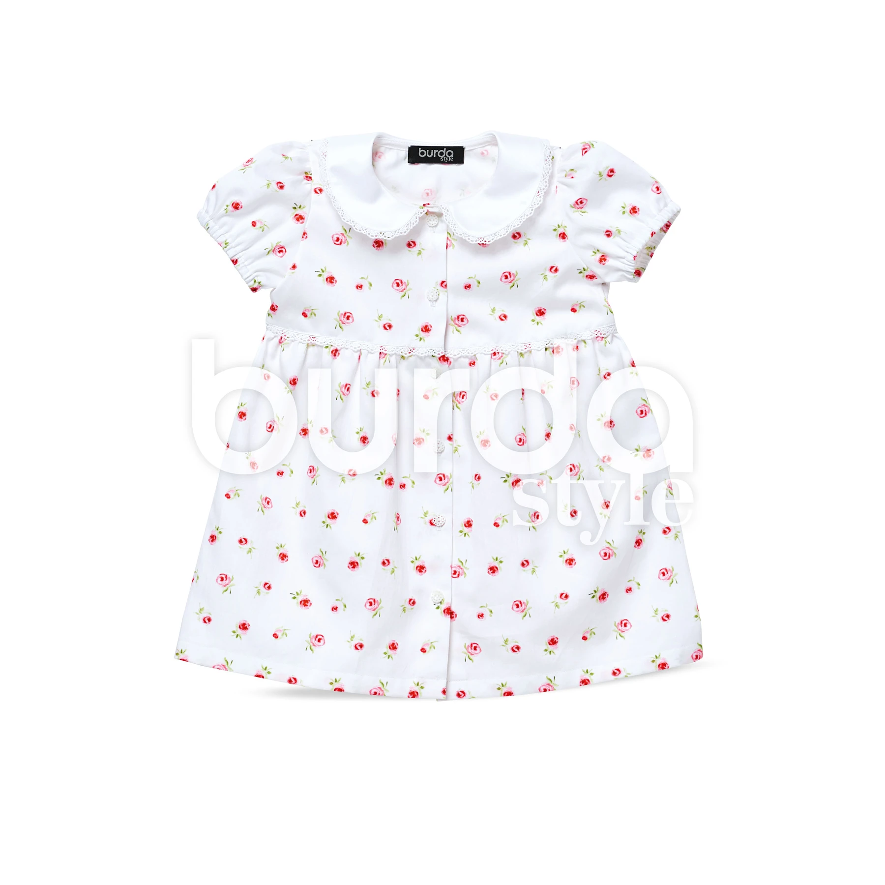 Burda Style Sewing Pattern Baby Collar Dress and Panties 3 Burda Style Sewing Pattern Baby Collar Dress and Panties