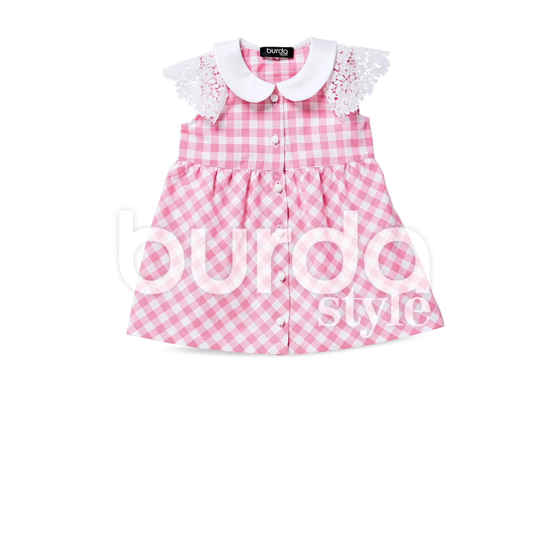Burda Style Sewing Pattern Baby Collar Dress and Panties 4 Burda Style Sewing Pattern Baby Collar Dress and Panties