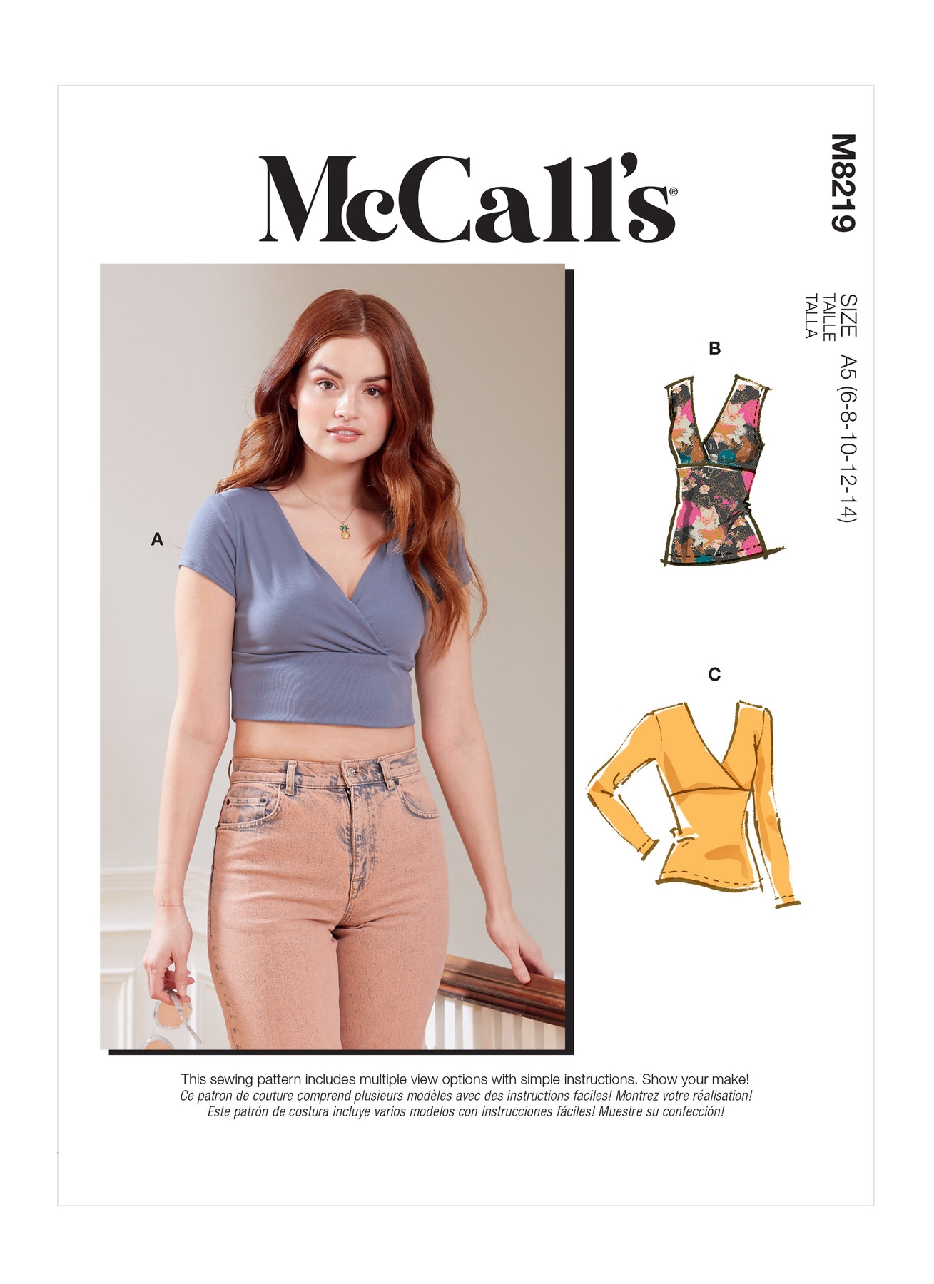 McCall's Sewing Pattern Misses' Top (PDF) 1 McCall's Sewing Pattern Misses' Top (PDF)