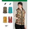 Simplicity Sewing Pattern Misses' Vest and Headband in Three Sizes 14 Simplicity Sewing Pattern Misses' Vest and Headband in Three Sizes