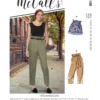 McCall's Sewing Pattern #TaylorMcCalls - Misses' Shorts, Pants & Sash (PDF)