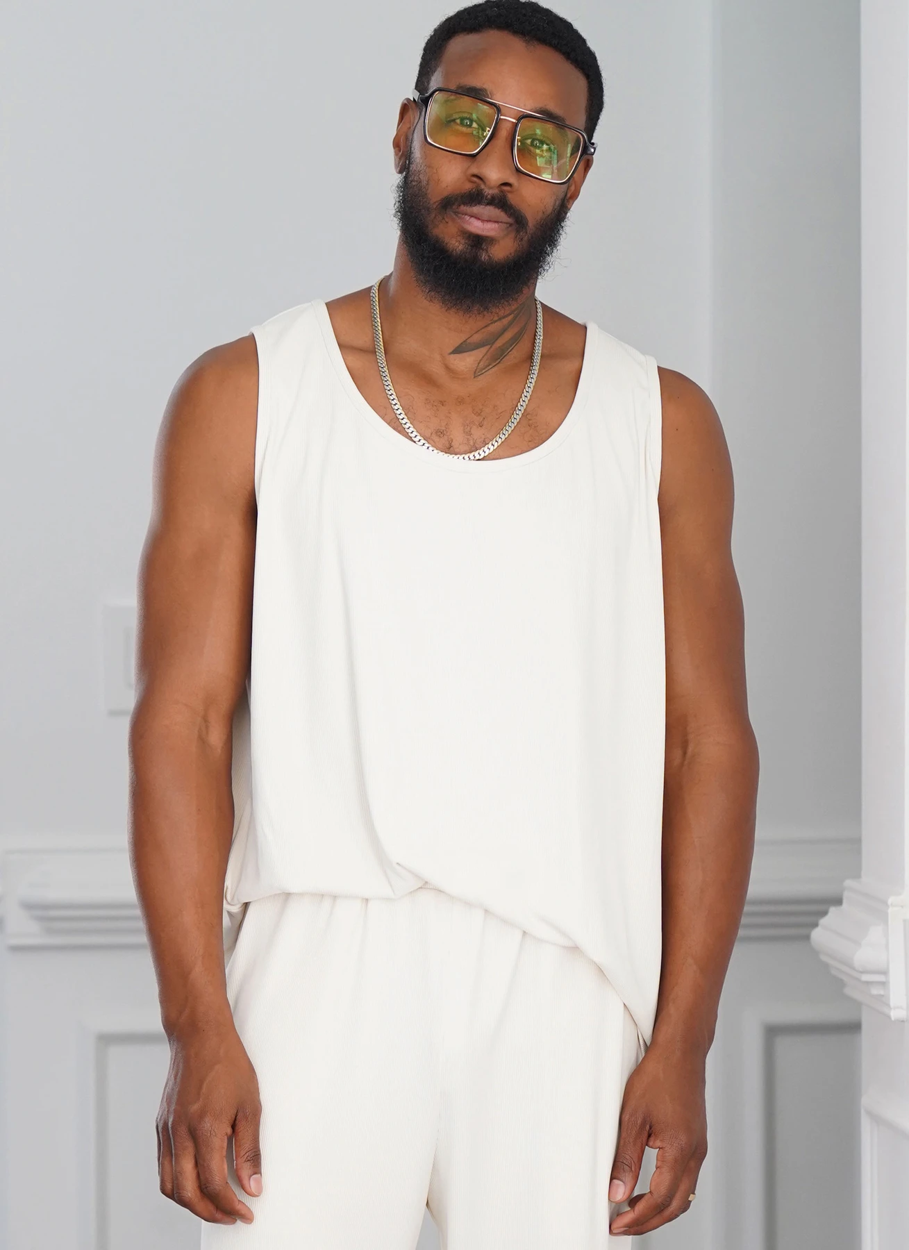 Simplicity Sewing Pattern Men's Robe, Knit Tank Top, Pants and Shorts by Norris Danta Ford 2 Simplicity Sewing Pattern Men's Robe, Knit Tank Top, Pants and Shorts by Norris Danta Ford