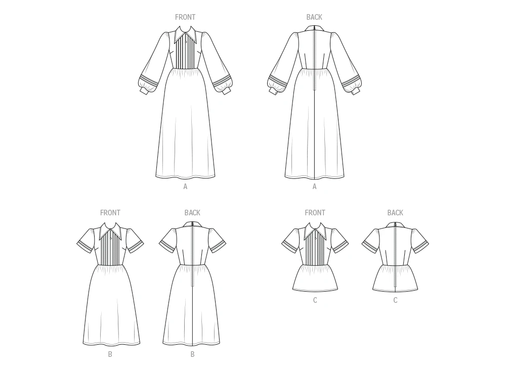 McCall's Sewing Pattern 1970s Misses' Dress with Sleeve Variations and Top by Laura Ashley 7 McCall's Sewing Pattern 1970s Misses' Dress with Sleeve Variations and Top by Laura Ashley
