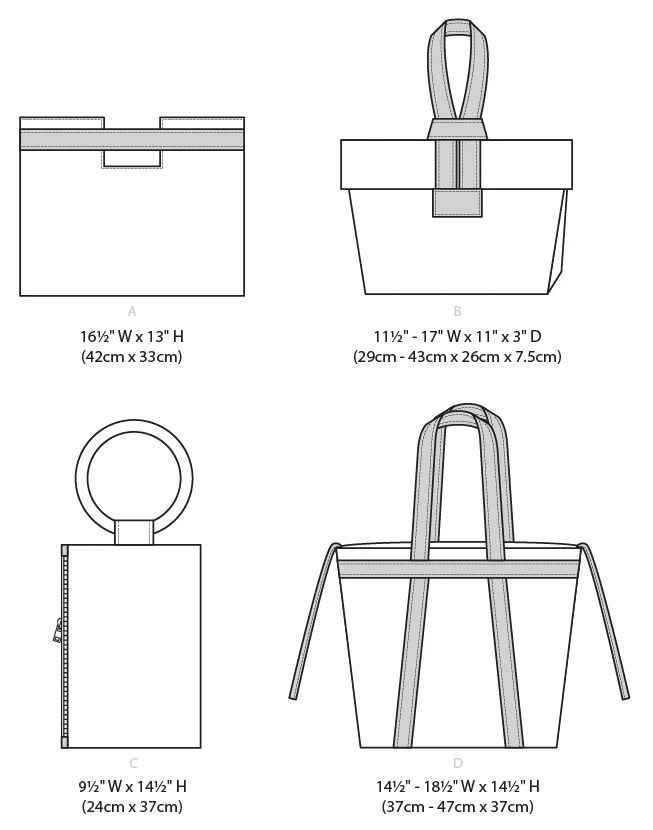 McCall's Sewing Pattern Bags (PDF) 9 McCall's Sewing Pattern Bags (PDF)