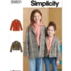 Simplicity Sewing Pattern Children's and Girls' Jacket in Two Lengths