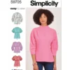 Simplicity Sewing Pattern Misses' Tops