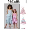 McCall's Sewing Pattern Children's and Girls' Dresses and Headband (PDF)