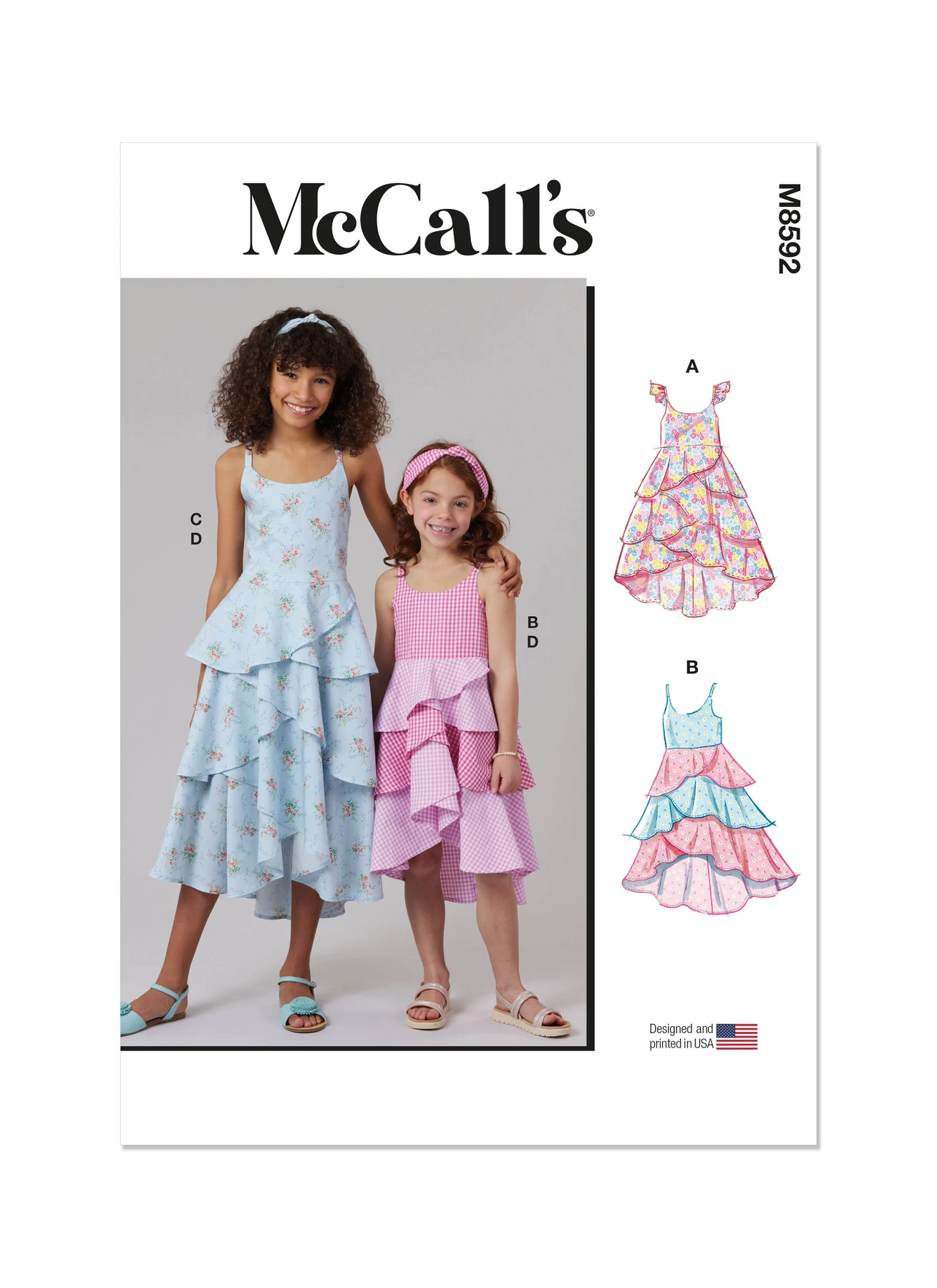 McCall's Sewing Pattern Children's and Girls' Dresses and Headband (PDF) 1 McCall's Sewing Pattern Children's and Girls' Dresses and Headband (PDF)