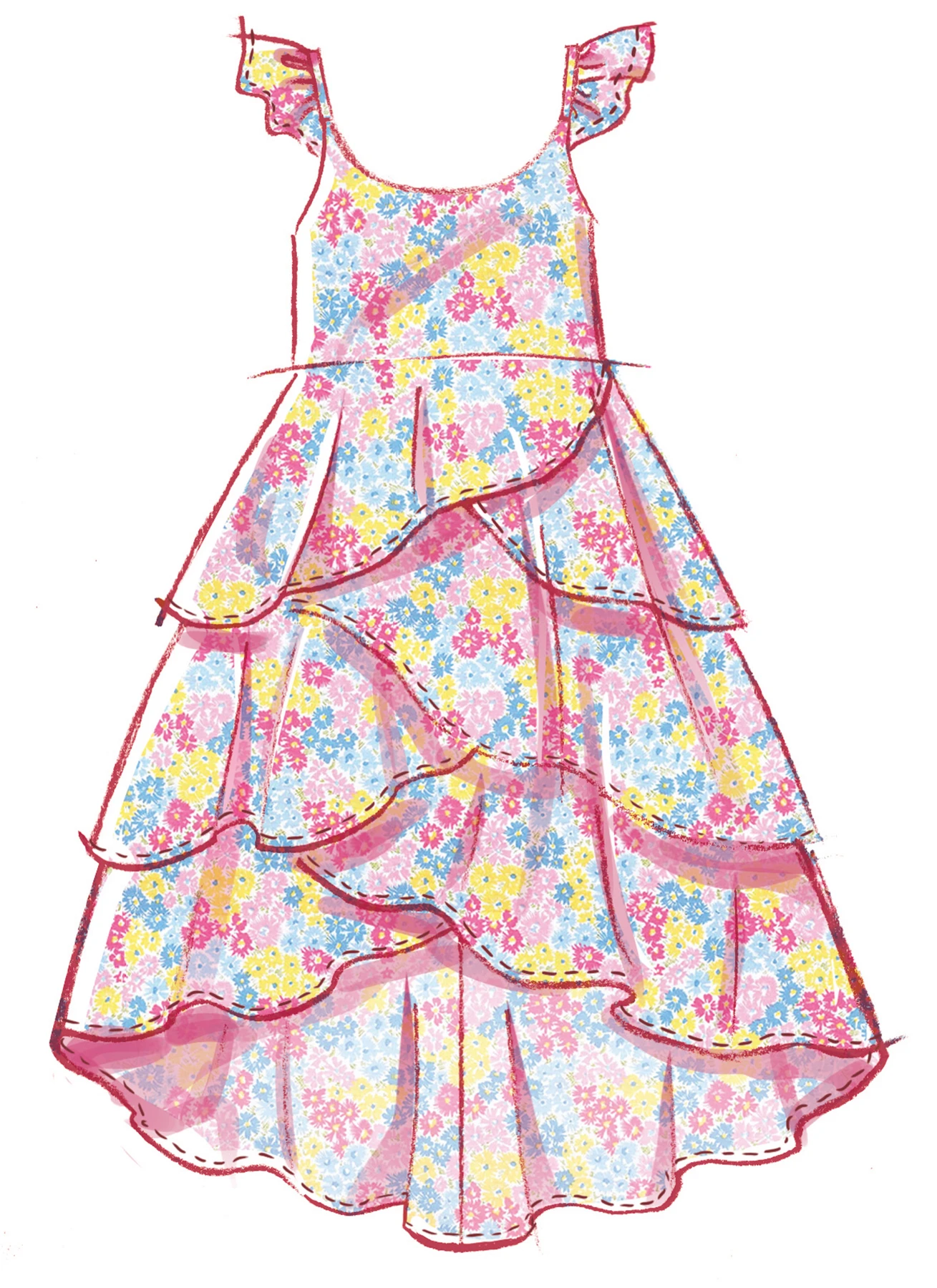McCall's Sewing Pattern Children's and Girls' Dresses and Headband (PDF) 3 McCall's Sewing Pattern Children's and Girls' Dresses and Headband (PDF)