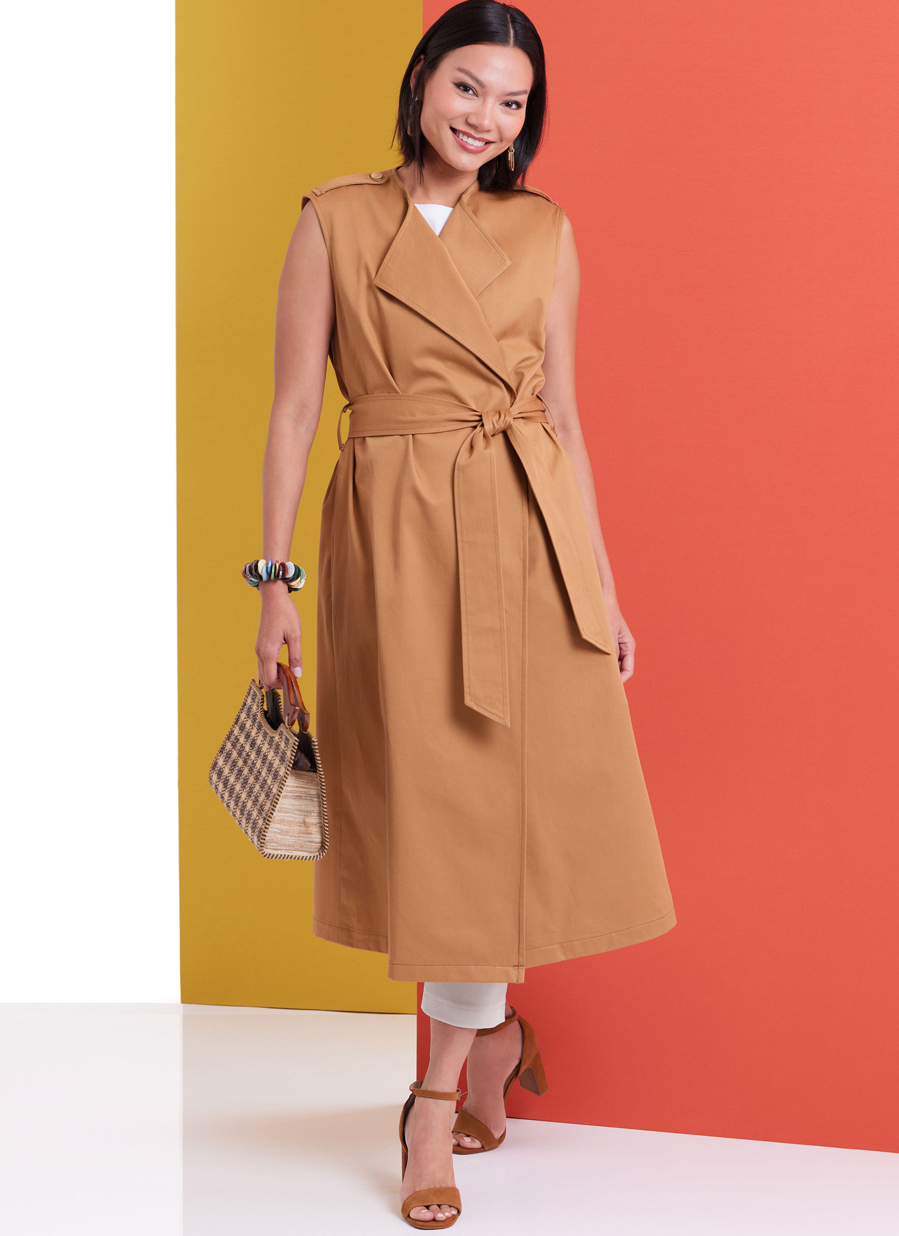 Butterick Sewing Pattern Misses' Jacket and Vest with Belt, Top, Dress and Pant 3 Butterick Sewing Pattern Misses' Jacket and Vest with Belt, Top, Dress and Pant