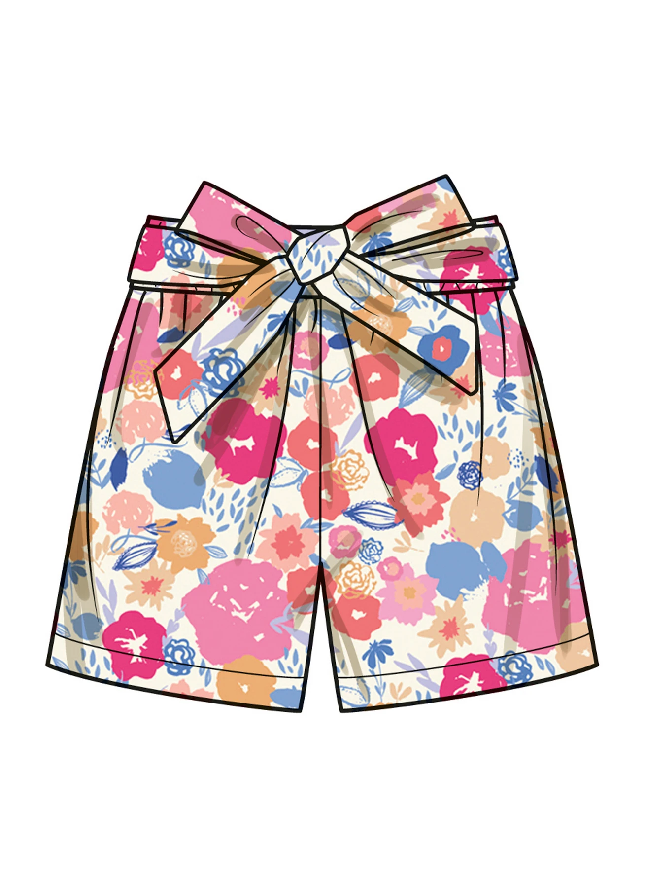 Simplicity Sewing Pattern Toddlers' Shorts, Pants, Hat and Knit Top Worn Front or Back (PDF) 4 Simplicity Sewing Pattern Toddlers' Shorts, Pants, Hat and Knit Top Worn Front or Back (PDF)