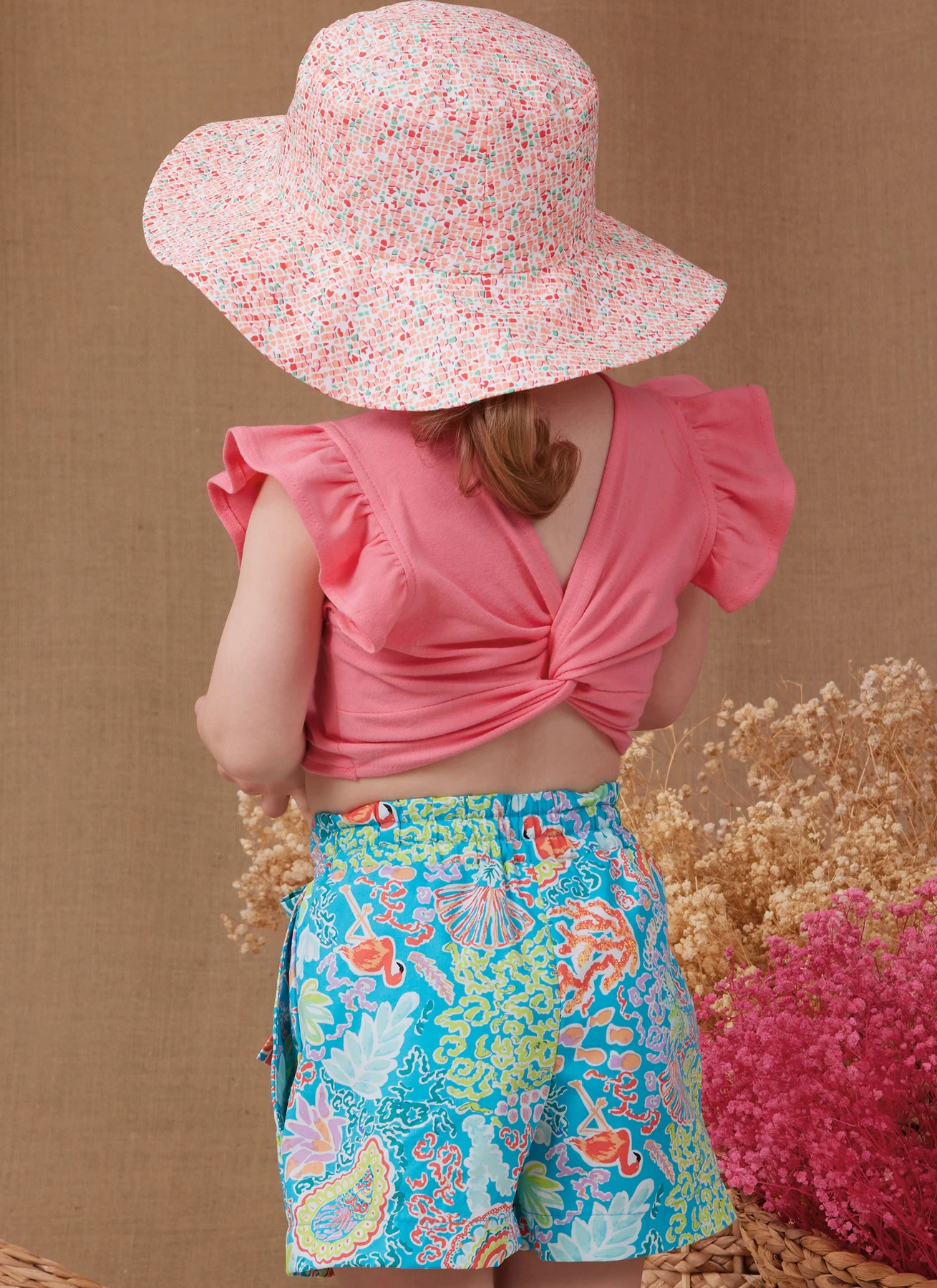 Simplicity Sewing Pattern Toddlers' Shorts, Pants, Hat and Knit Top Worn Front or Back (PDF) 8 Simplicity Sewing Pattern Toddlers' Shorts, Pants, Hat and Knit Top Worn Front or Back (PDF)