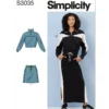Simplicity Sewing Pattern Misses' Knit Tops and Skirts (PDF)