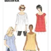 Butterick Sewing Pattern Misses' Front-Tuck Tops (PDF)