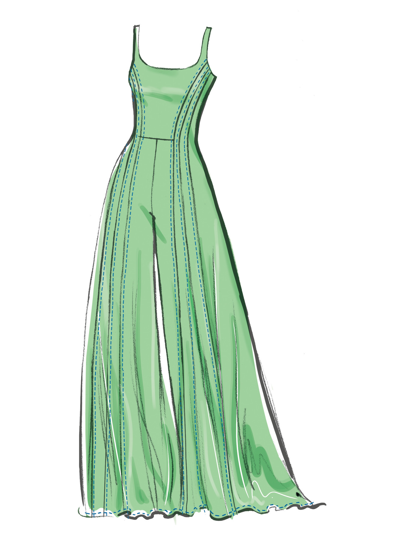 McCall's Sewing Pattern Misses' Knit Jumpsuits and Dress 3 McCall's Sewing Pattern Misses' Knit Jumpsuits and Dress