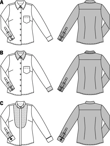 Burda Style Sewing Pattern Blouse 3 Burda Style Sewing Pattern Blouse