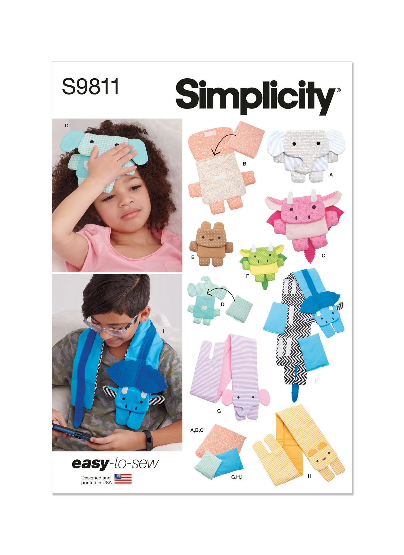 Simplicity Sewing Pattern Children's Warm or Cool Packs and Covers (PDF) 1 Simplicity Sewing Pattern Children's Warm or Cool Packs and Covers (PDF)