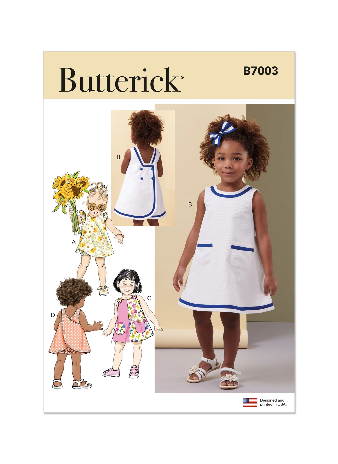 Butterick Sewing Pattern Toddlers' Dresses and Panties (PDF) 1 Butterick Sewing Pattern Toddlers' Dresses and Panties (PDF)