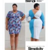 Simplicity Sewing Pattern Women's Knit Dresses by Mimi G (PDF)