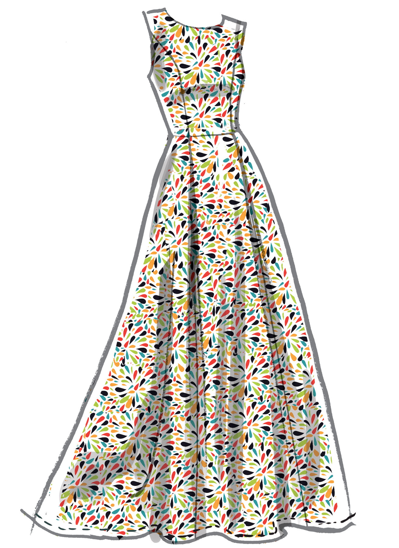 McCall's Sewing Pattern Misses' Pleated-Skirt Dresses 3 McCall's Sewing Pattern Misses' Pleated-Skirt Dresses