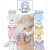 Butterick Sewing Pattern Infants' Puff Sleeve Dresses, Panties, Jumpsuit and Hat (PDF) 16 Butterick Sewing Pattern Infants' Puff Sleeve Dresses, Panties, Jumpsuit and Hat (PDF)
