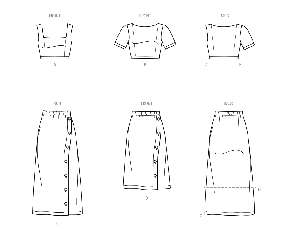 Know Me Sewing Pattern Misses' and Women's Knit Tops and Skirts by Brittany J. Jones (PDF) 6 Know Me Sewing Pattern Misses' and Women's Knit Tops and Skirts by Brittany J. Jones (PDF)