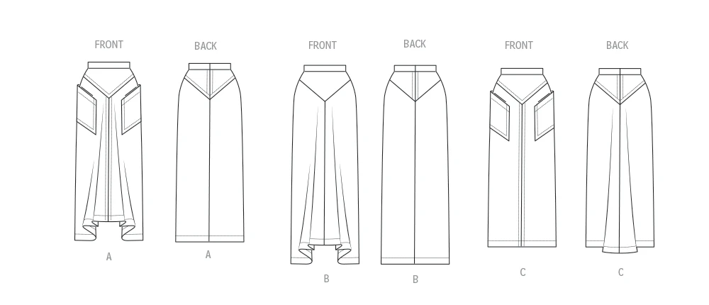 Vogue Patterns 1980s Misses' Skirts (PDF) 7 Vogue Patterns 1980s Misses' Skirts (PDF)