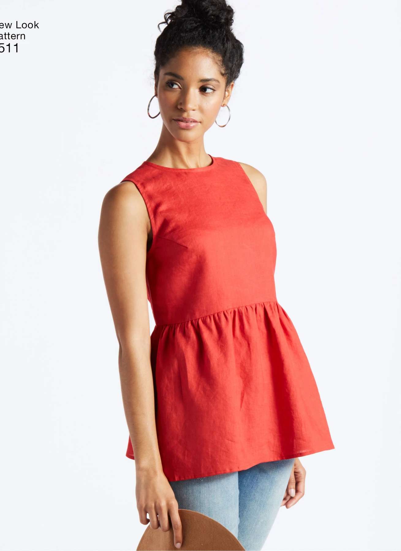 New Look Sewing Pattern Misses' Tops with Length and Sleeve Variations 3 New Look Sewing Pattern Misses' Tops with Length and Sleeve Variations