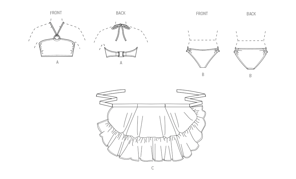 Vogue Patterns Misses' Bikini and Sarong (PDF) 11 Vogue Patterns Misses' Bikini and Sarong (PDF)