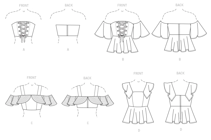 McCall's Sewing Pattern Misses' Tops (PDF) 87 McCall's Sewing Pattern Misses' Tops (PDF)