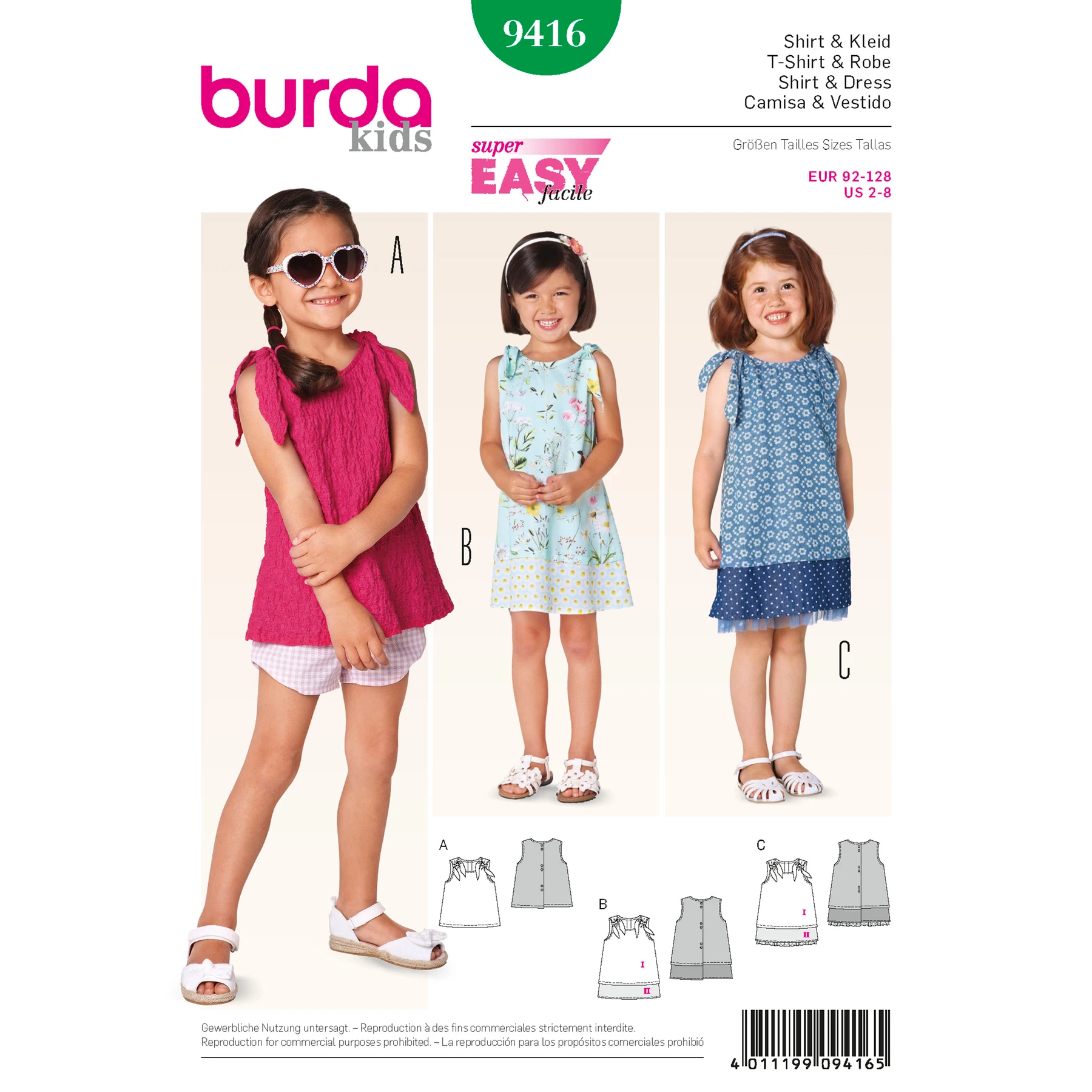 Burda Style Sewing Pattern Toddlers 1 Burda Style Sewing Pattern Toddlers